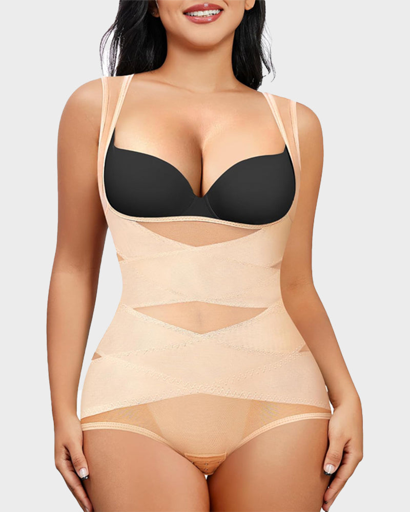 SculptEase Bodysuit | Seamless Shaping | Breathable Mesh Design