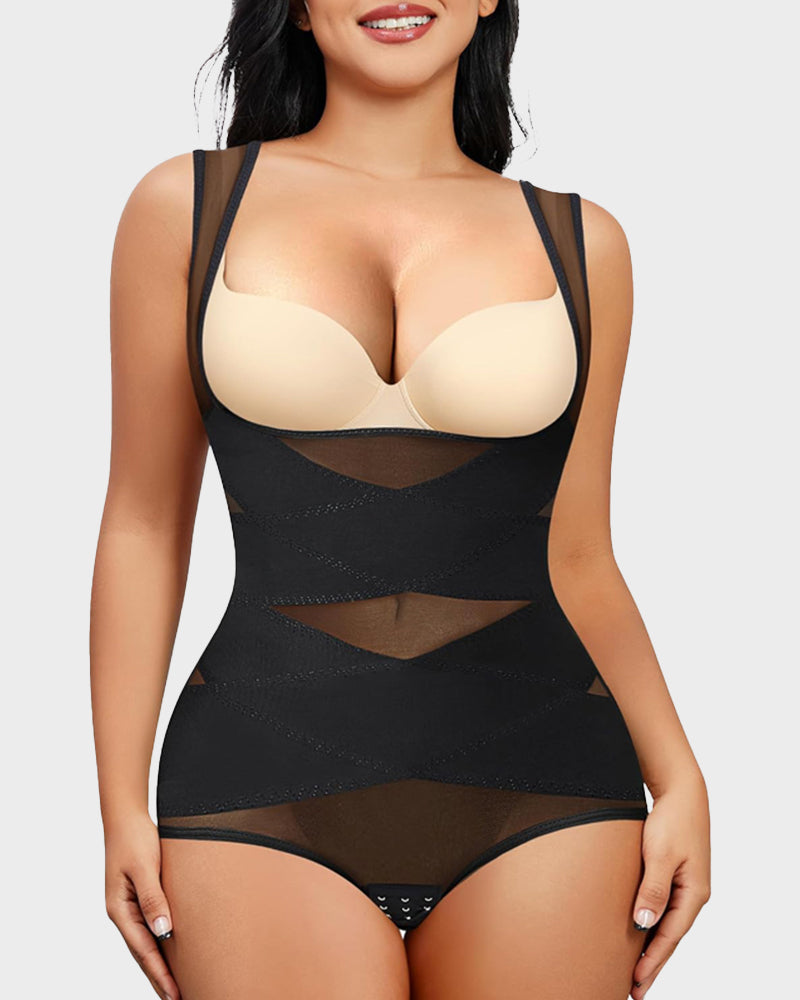 SculptEase Bodysuit | Seamless Shaping | Breathable Mesh Design
