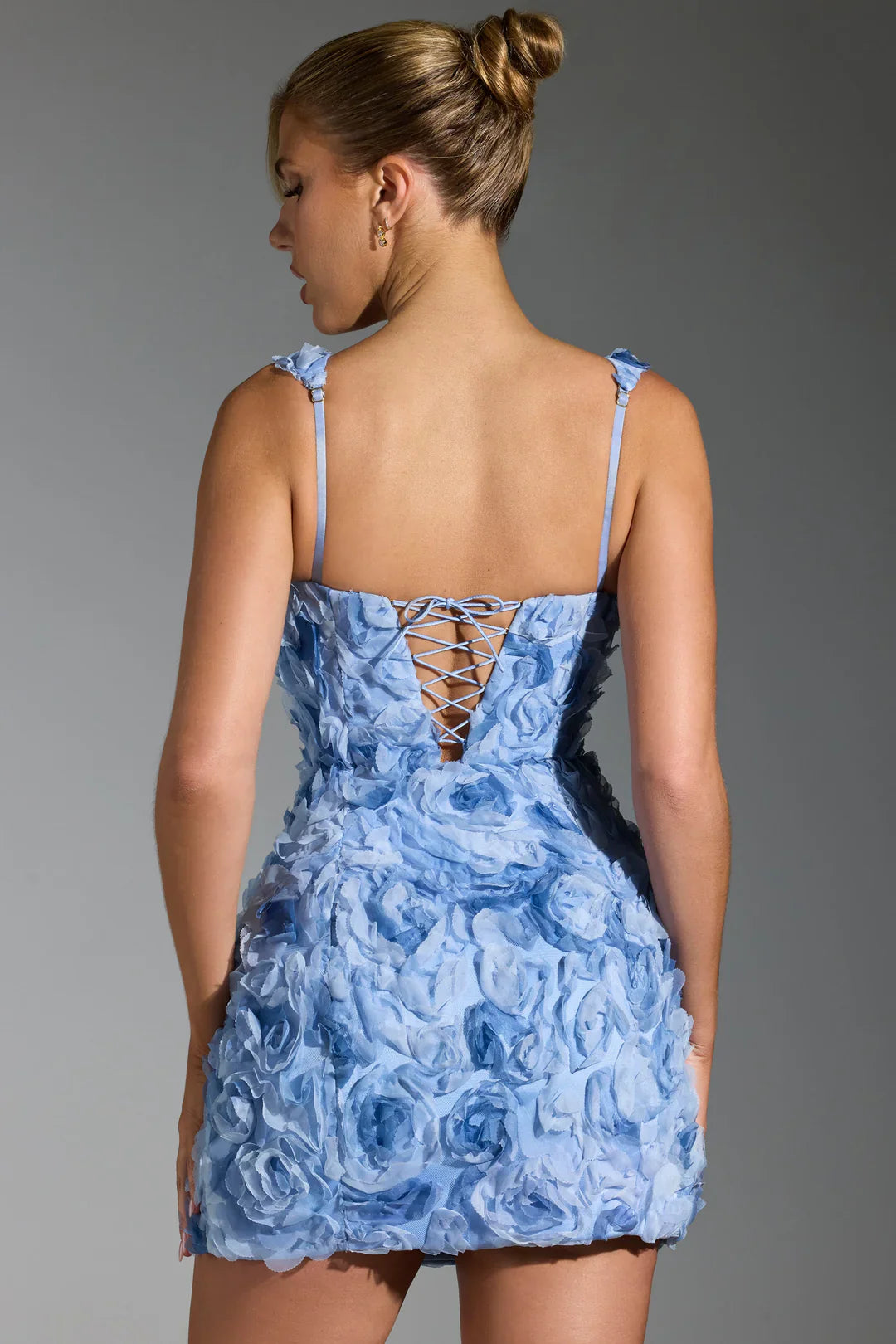 3D Floral Mini Dress | Romantic & Chic | Party Ready