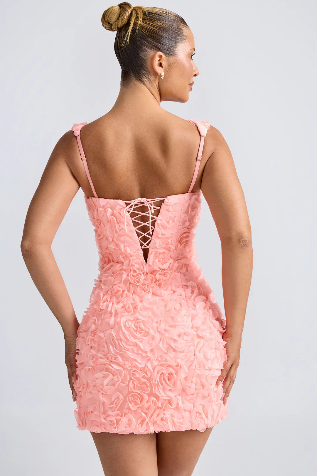 3D Floral Mini Dress | Romantic & Chic | Party Ready