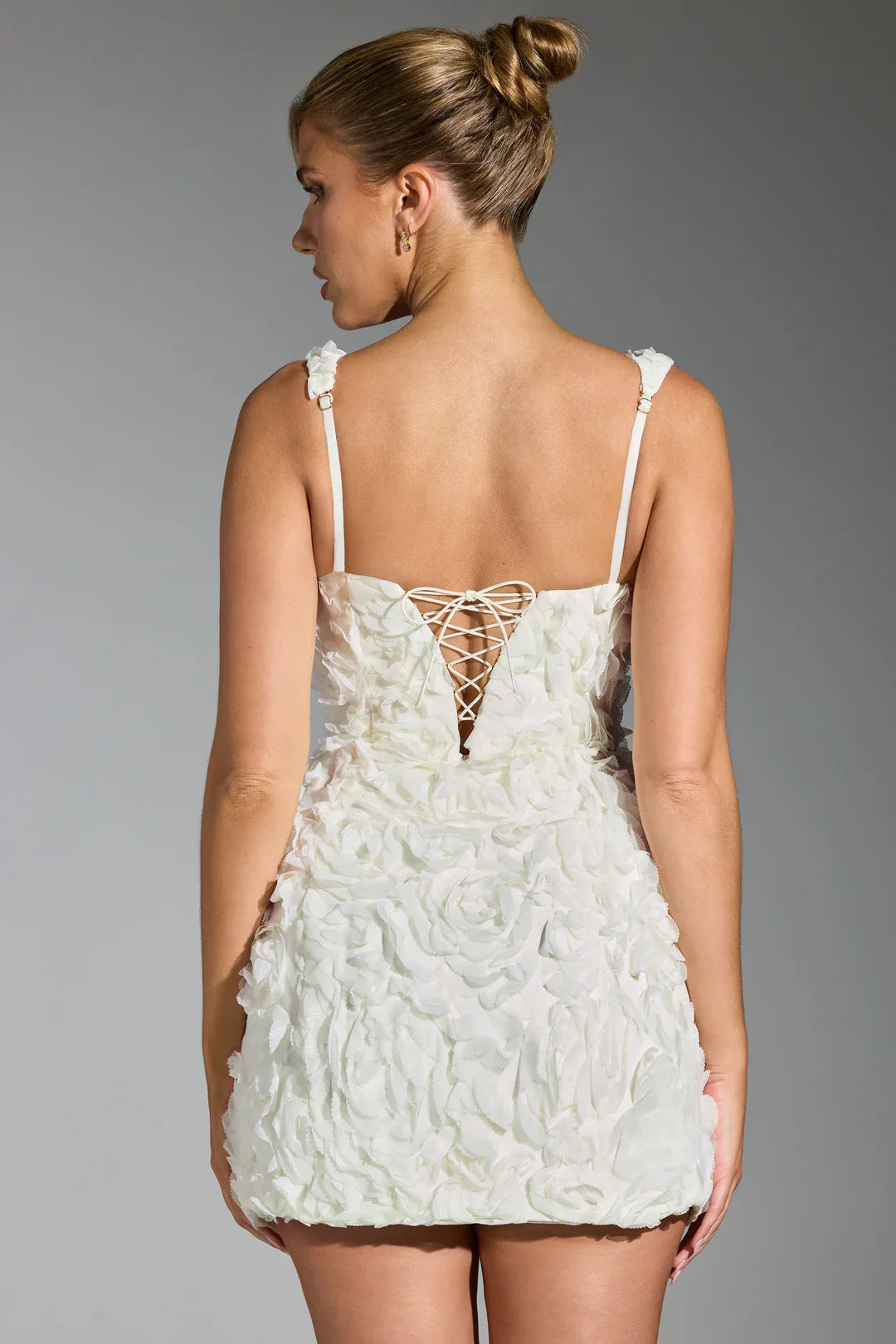 3D Floral Mini Dress | Romantic & Chic | Party Ready