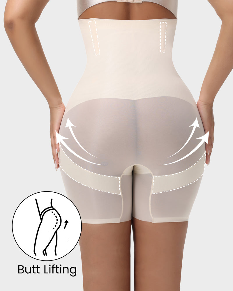 ShapeFlex Shorts | High-Waist Shaper | Seamless Sculpting & Tummy Control