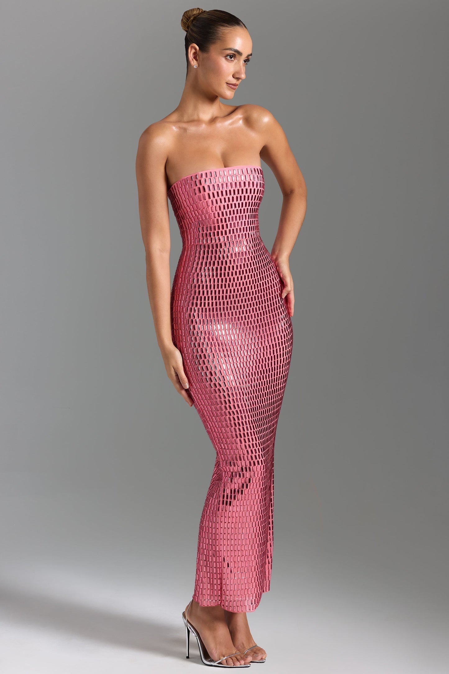 Strapless Sequin Maxi Dress | Sparkling & Elegant | Glamorous Fit