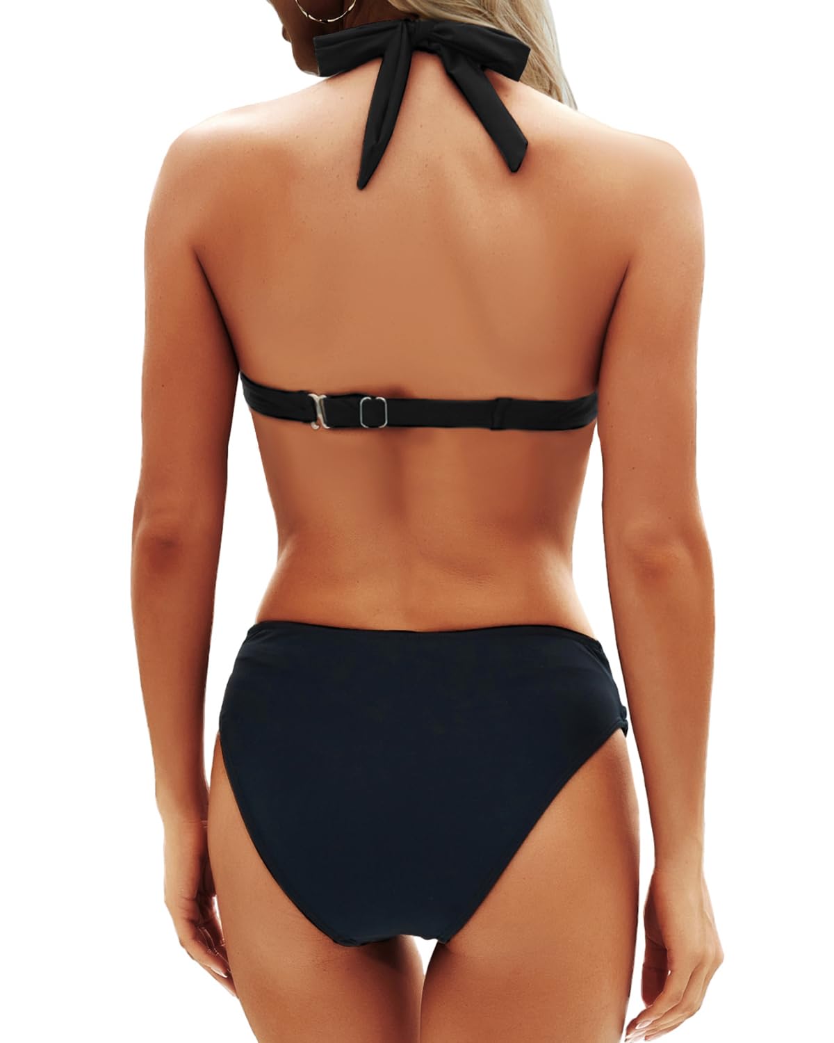 Wave Curve Bikini | Contrast Trim | Classic Triangle Style