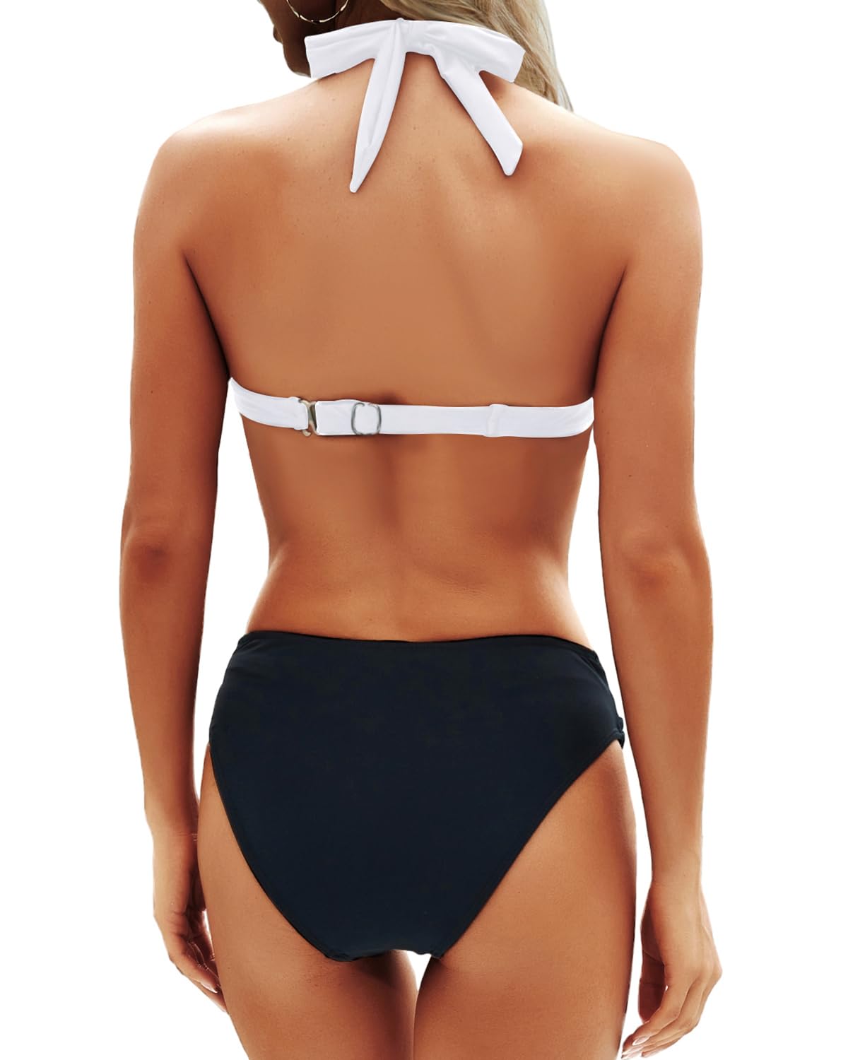 Wave Curve Bikini | Contrast Trim | Classic Triangle Style