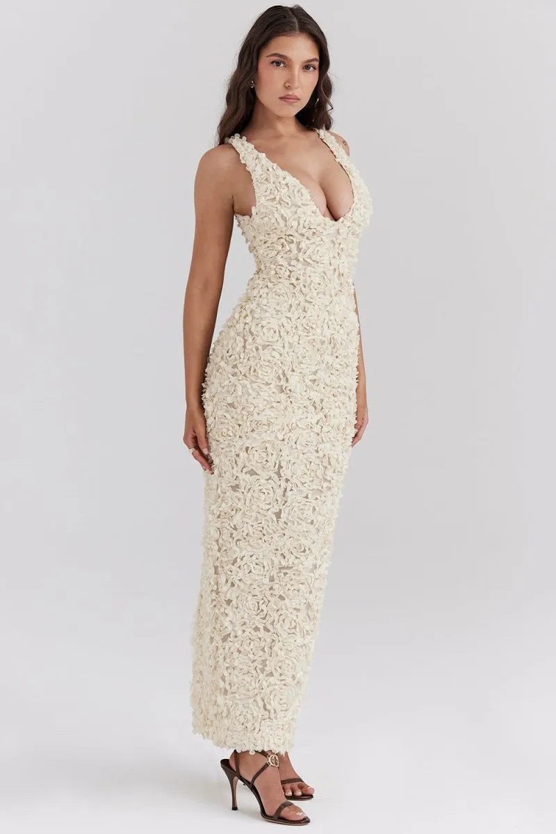 Lace Maxi Dress | Elegant & Romantic | Timeless Beauty