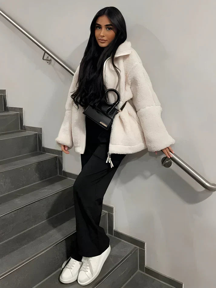 Teddy Coat | Plush Fleece | Cozy-Chic for Cold Days