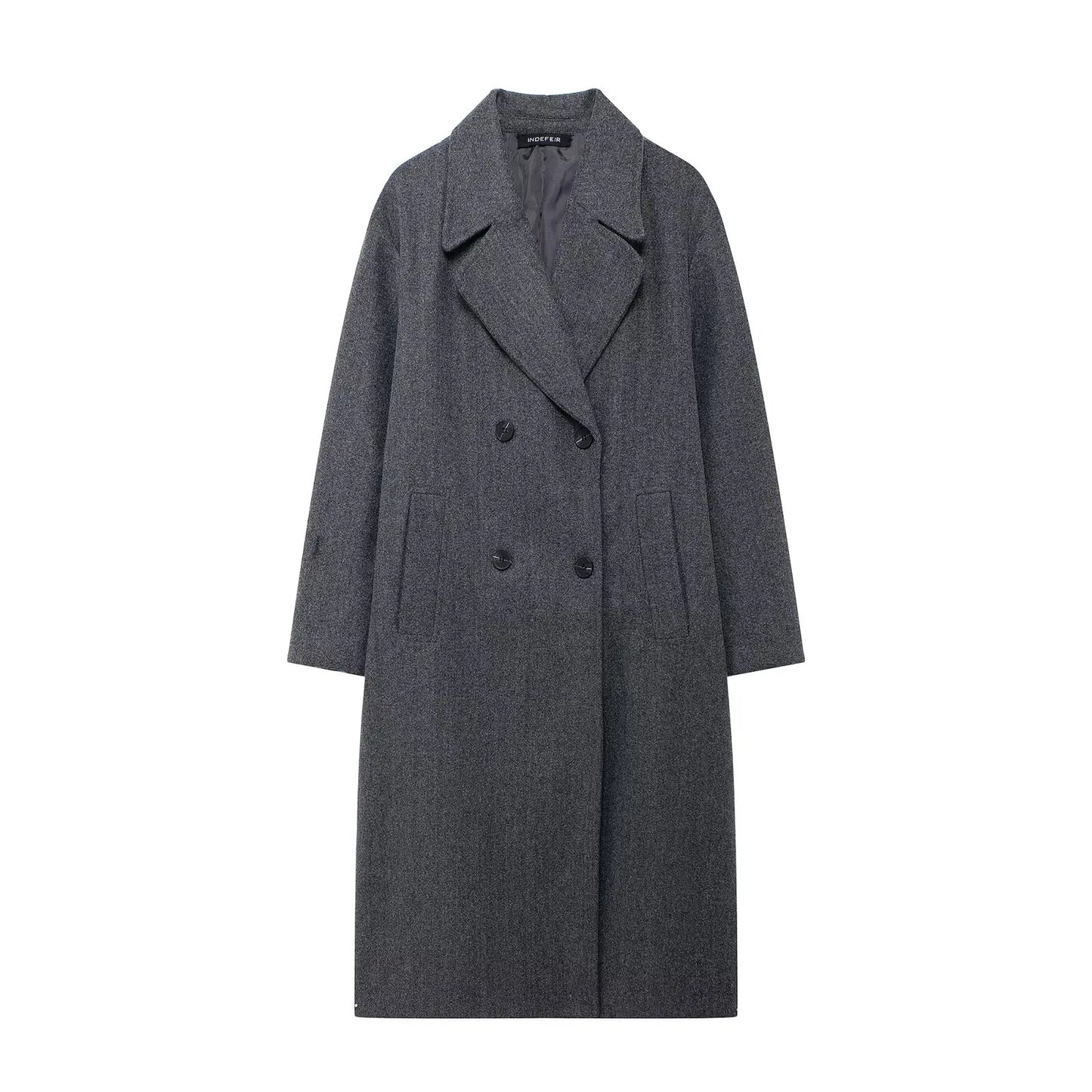 Women's Long Wool Trench Coat | Elegant & Warm | Tailored Fit