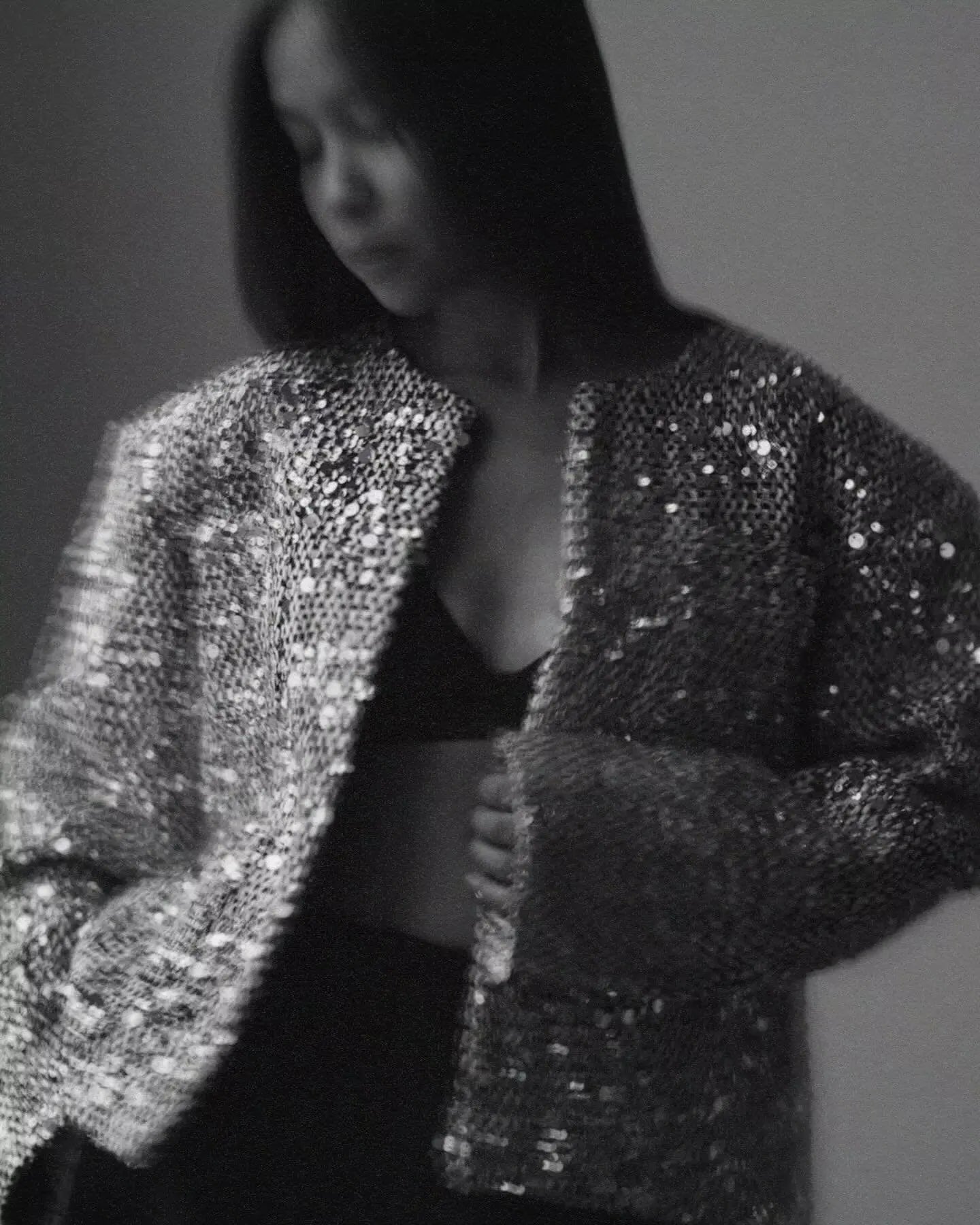 Sequin Statement Jacket | Silver Glam | Shine On & Stand Out
