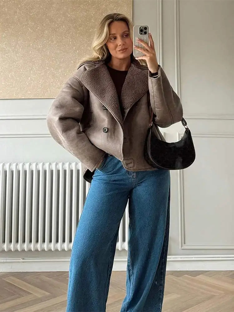 Women's Oversized Teddy Coat | Cozy & Chic | Plush Fabric