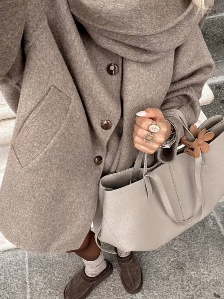 Oversized Wool Coat | Chic & Warm | Effortless Elegance