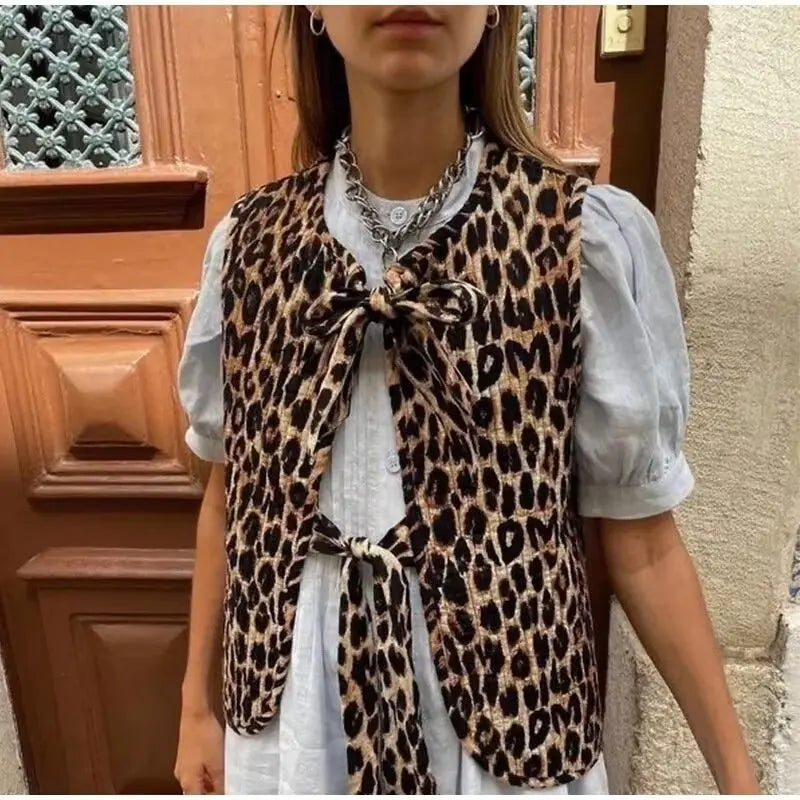 Leopard Print Faux Fur Vest | Bold & Luxe | Statement Layering Piece