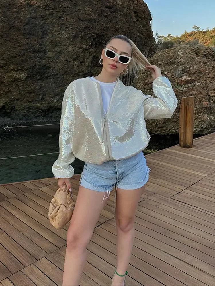 Textured Bomber Jacket | Lightweight Layer | Casual & Chic