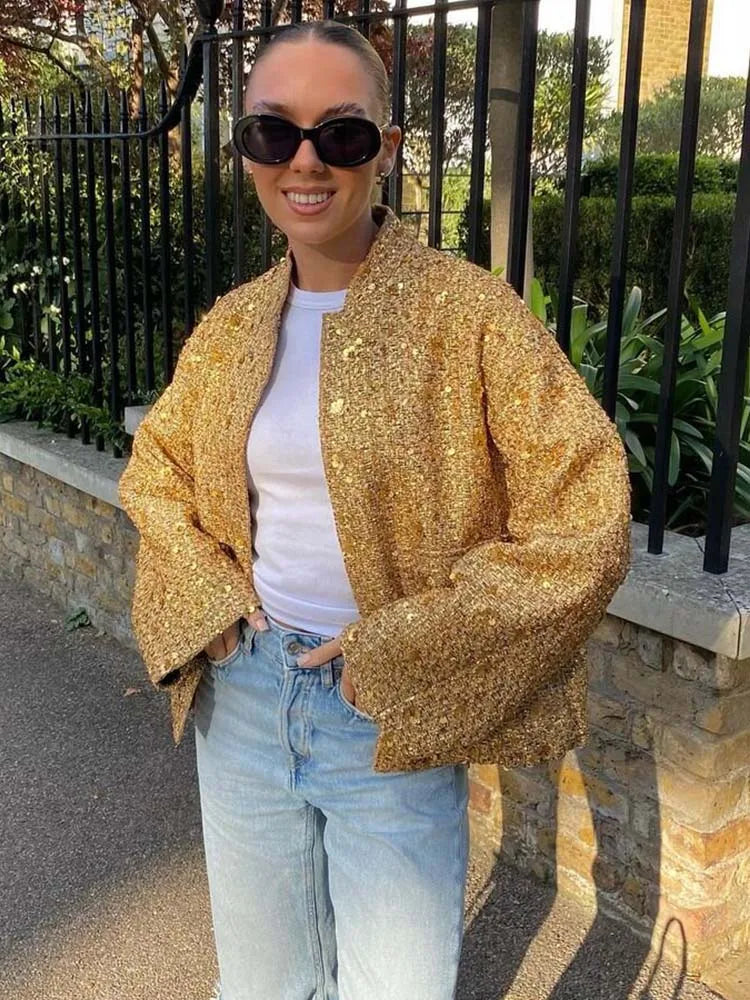 Sequin Bomber Jacket | Luxe Statement | Effortless Glam