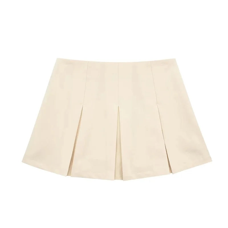 Pleated Mini Skirt | High-Waisted | Classic Schoolgirl Chic