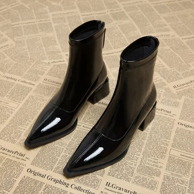 Pointed-Toe Ankle Boots | Sleek & Elegant | Versatile Style
