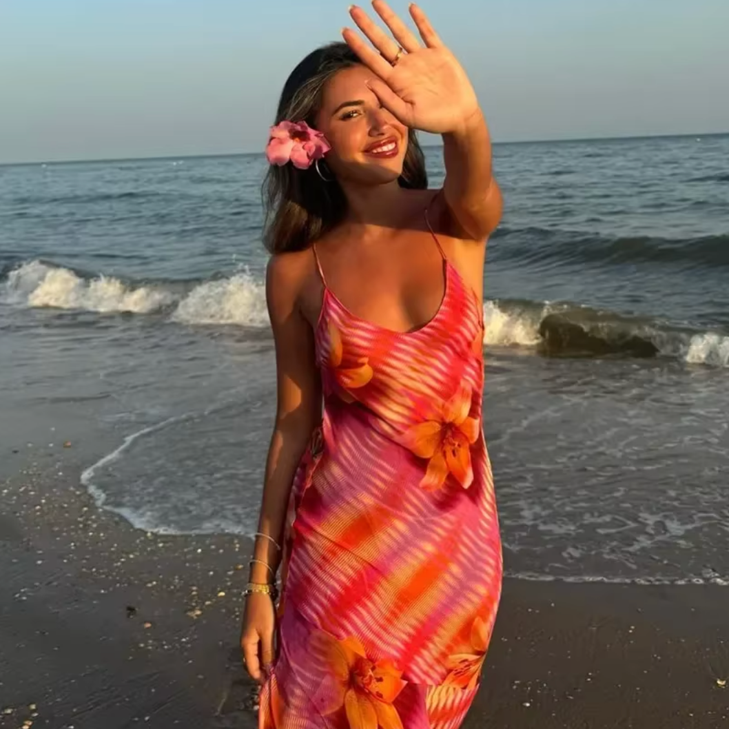 Sarong-Style Maxi Dress | Draped Wrap | Beachy & Elegant