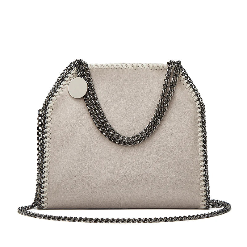 Women's Chain Shoulder Bag | Chic & Edgy | Faux Leather
