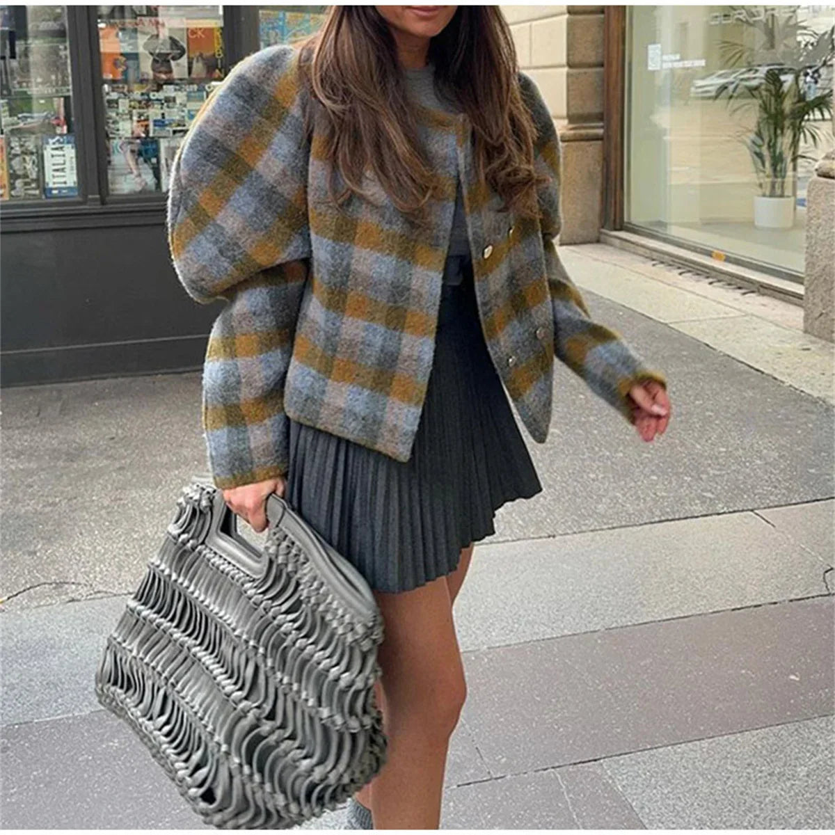 Oversized Plaid Jacket | Cozy & Chic | Perfect for Layering