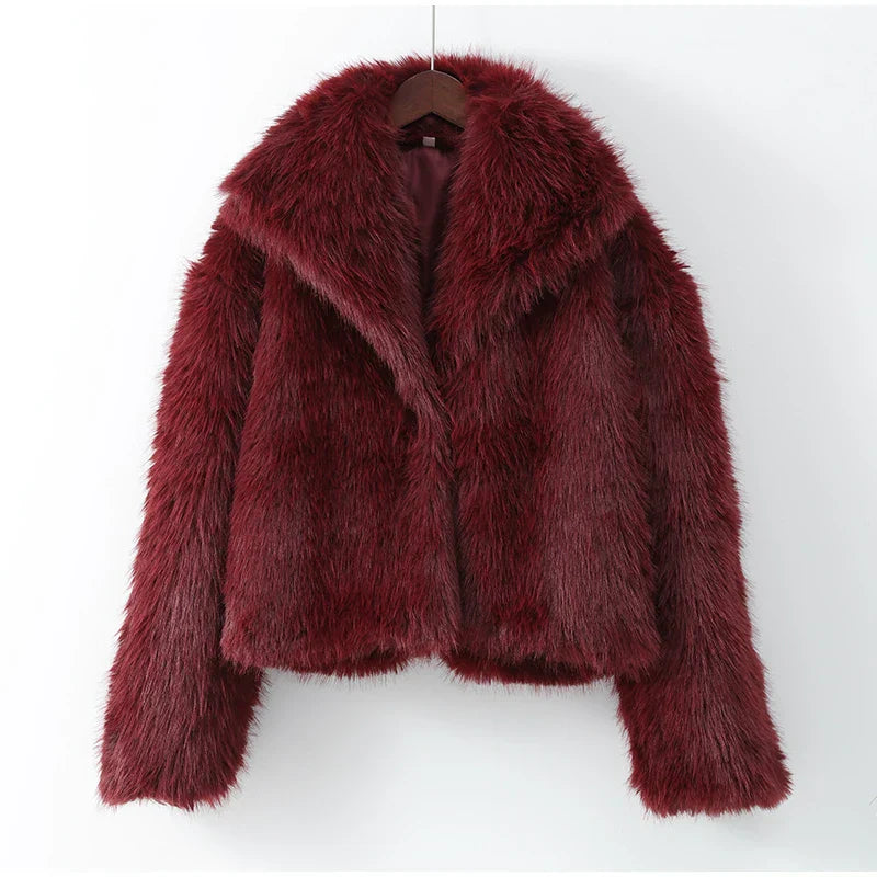 Women's Faux Fur Jacket | Soft & Luxe | Oversized Fit