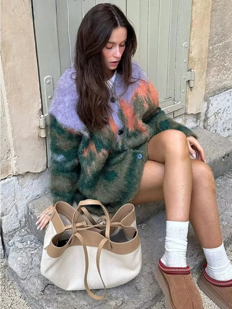 Gradient Knit Sweater | Cozy & Stylish | Oversized Fit