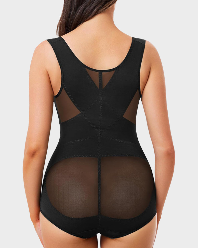 SculptEase Bodysuit | Seamless Shaping | Breathable Mesh Design