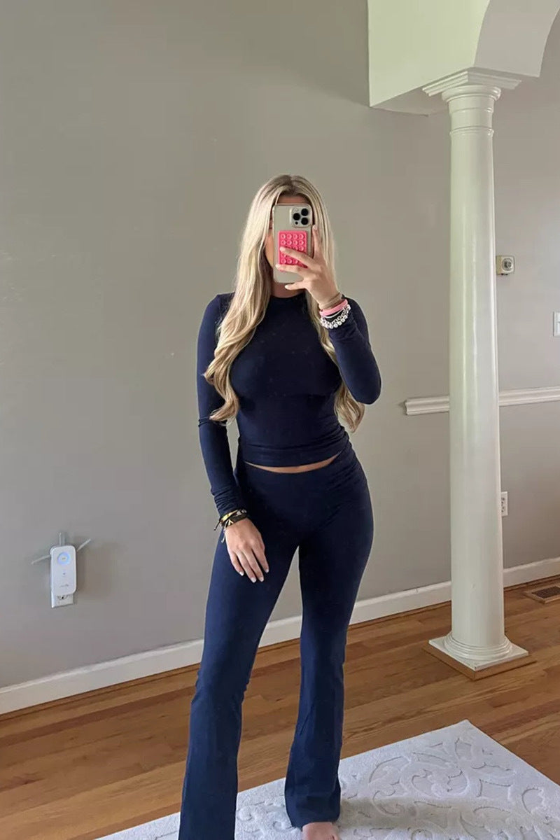 Ribbed Knit Two-Piece Set | Chic & Comfortable | Lounge in Style