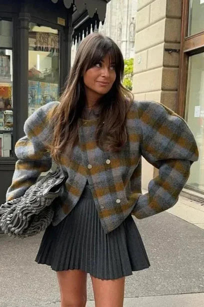 Oversized Plaid Jacket | Cozy & Chic | Perfect for Layering