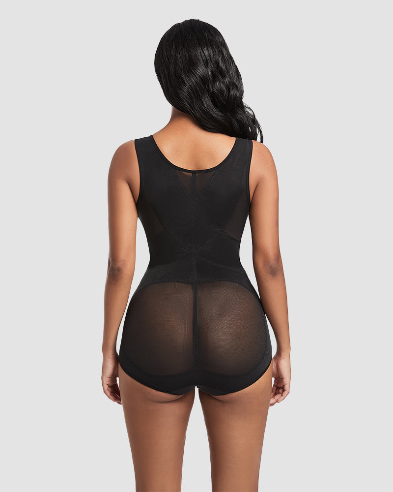 SculptEase Bodysuit | Seamless Shaping | Breathable Mesh Design