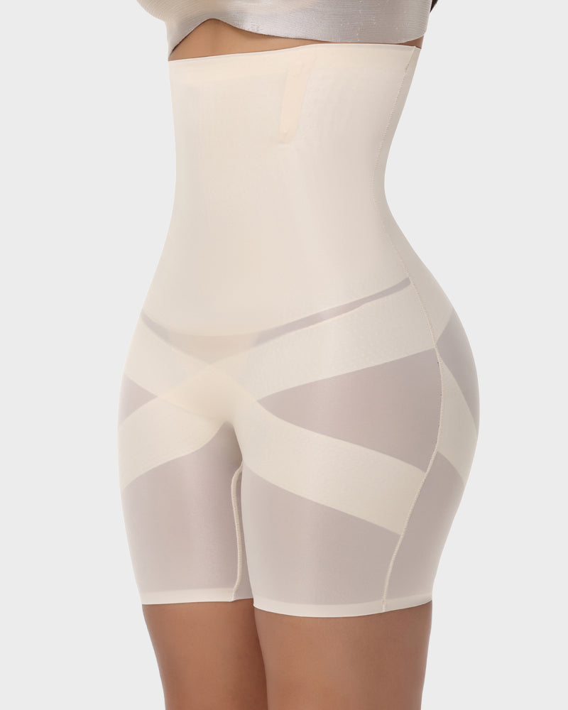 ShapeFlex Shorts | High-Waist Shaper | Seamless Sculpting & Tummy Control