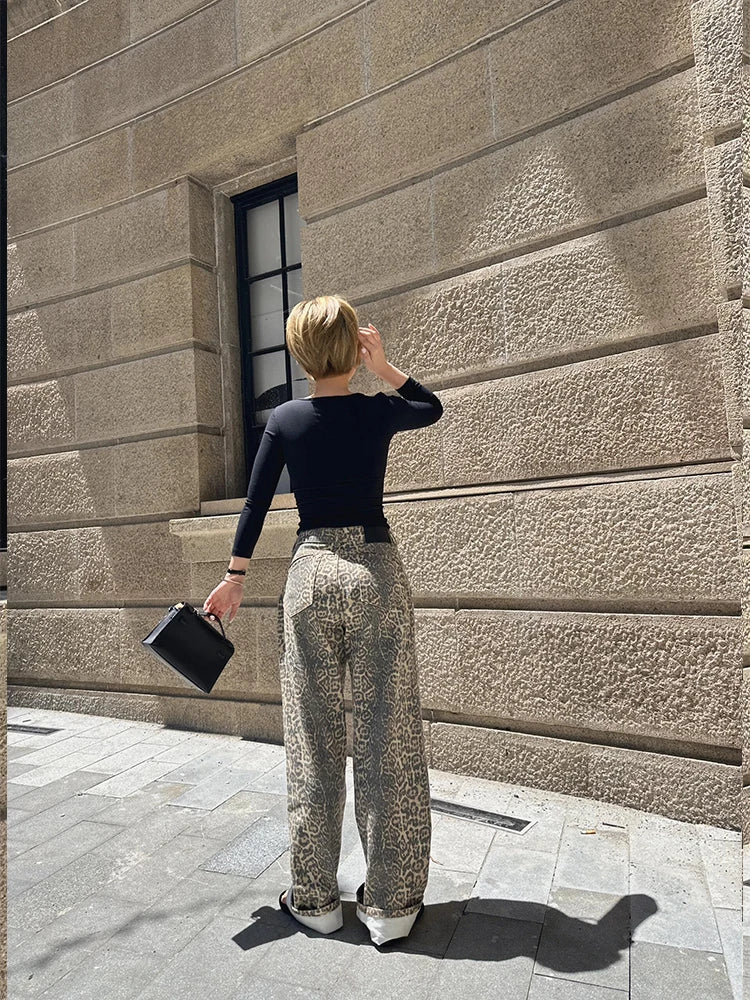 Leopard Print Wide-Leg Pants | Effortless Chic | Bold & Timeless
