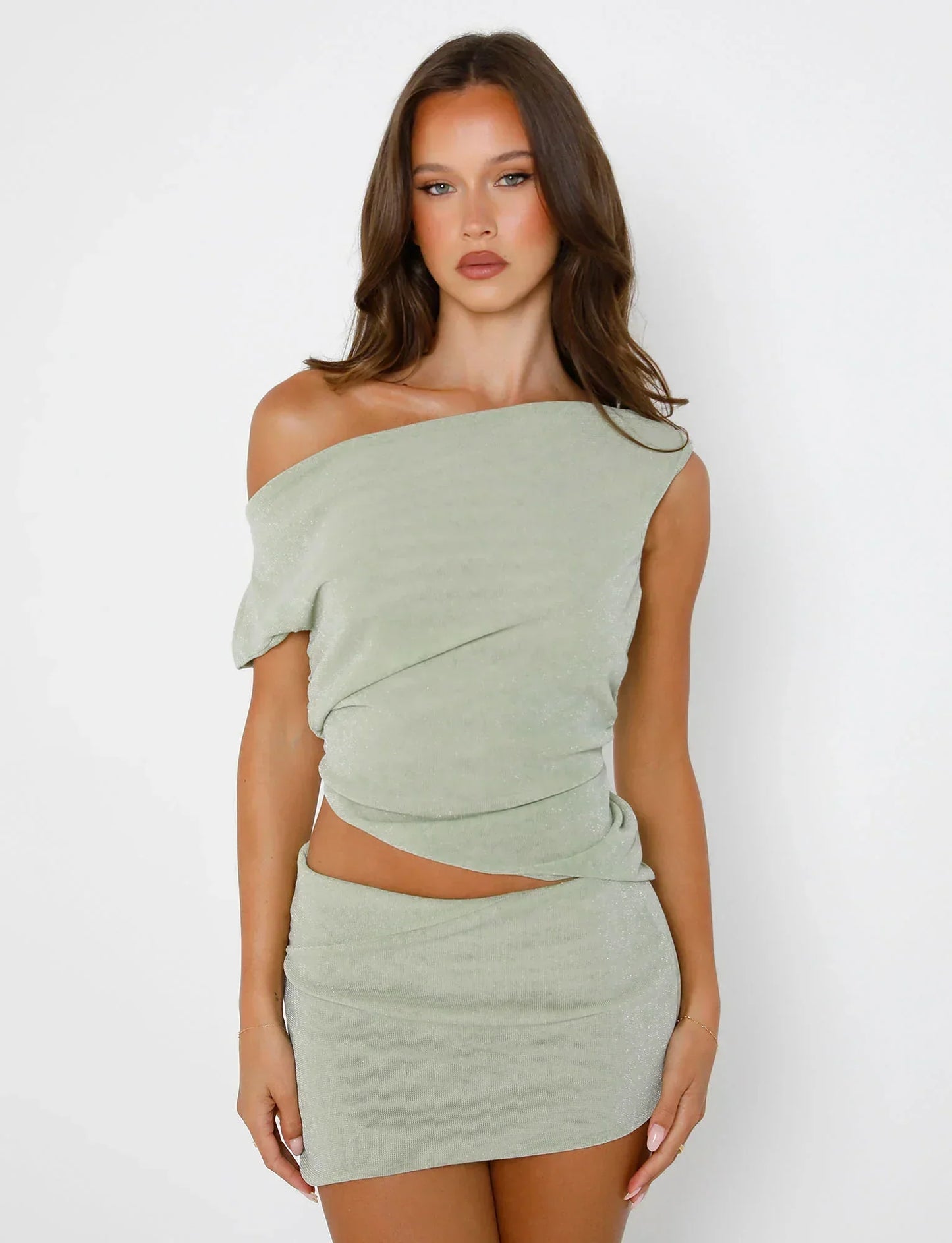 One-Shoulder Cut-Out Mini Dress | Sleek & Trendy | Night-Out Ready