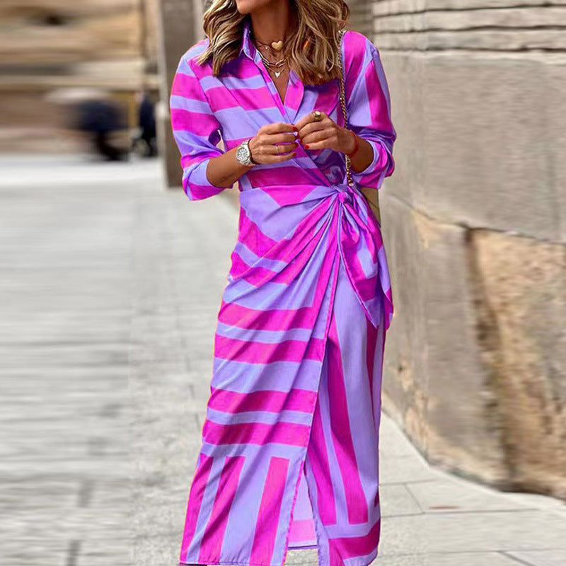 Printed Wrap Maxi Dress | Bold & Elegant | Flowy & Lightweight