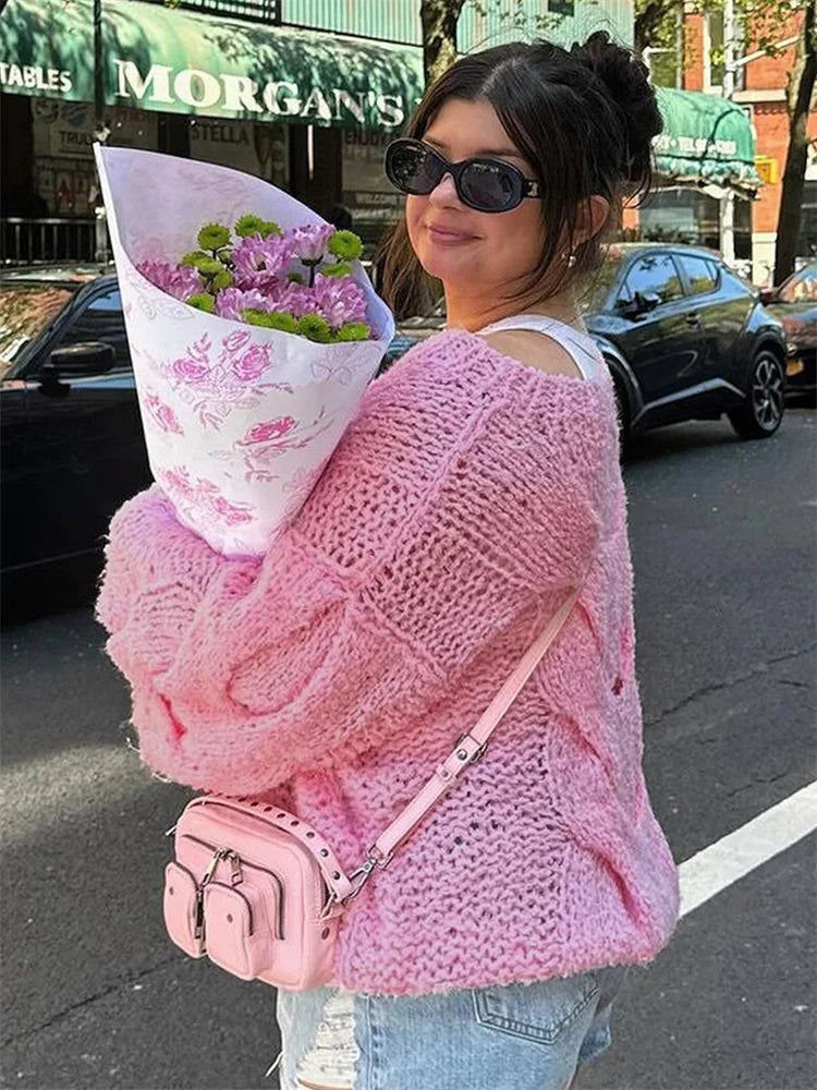 Chunky Knit Sweater | Handcrafted Look | Cozy & Cute