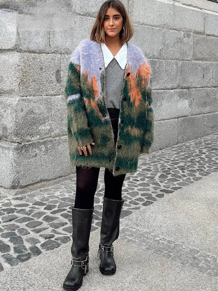 Gradient Knit Sweater | Cozy & Stylish | Oversized Fit