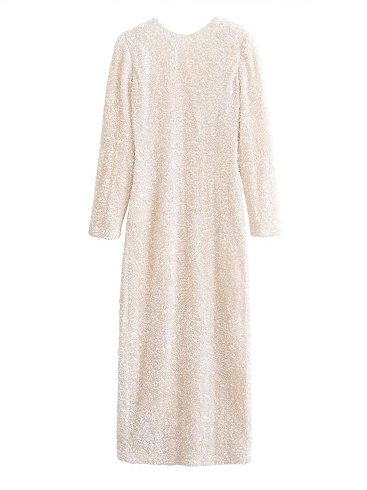 Sequin One-Shoulder Maxi Dress | Elegant & Glamorous | Formal Evening Wear