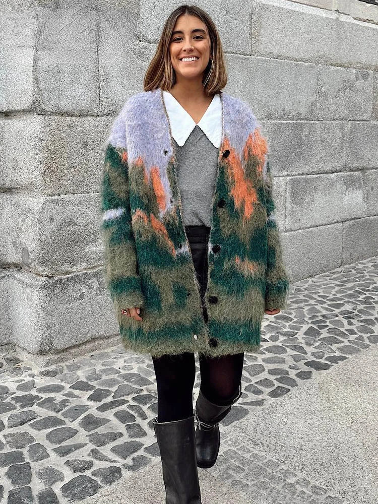 Gradient Knit Sweater | Cozy & Stylish | Oversized Fit