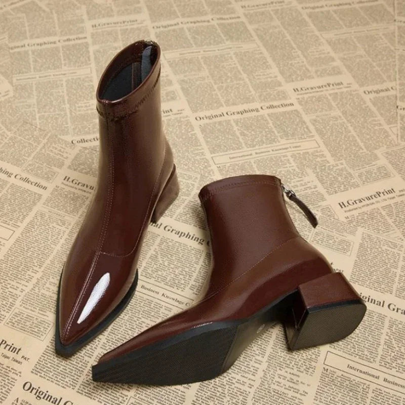 Pointed-Toe Ankle Boots | Sleek & Elegant | Versatile Style