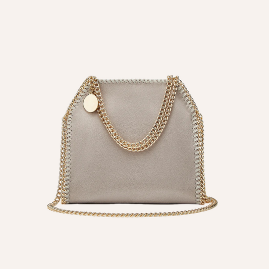 Women's Chain Shoulder Bag | Chic & Edgy | Faux Leather