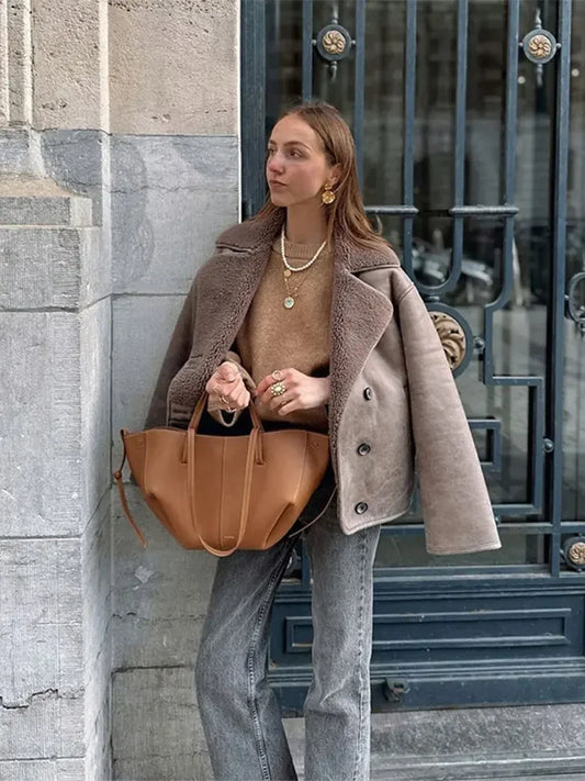 Women's Oversized Teddy Coat | Cozy & Chic | Plush Fabric