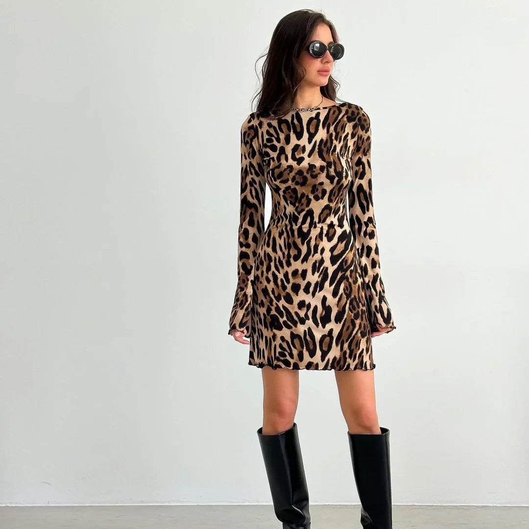 Leopard Print Mini Dress | Bold & Fierce | Perfect for Nights Out