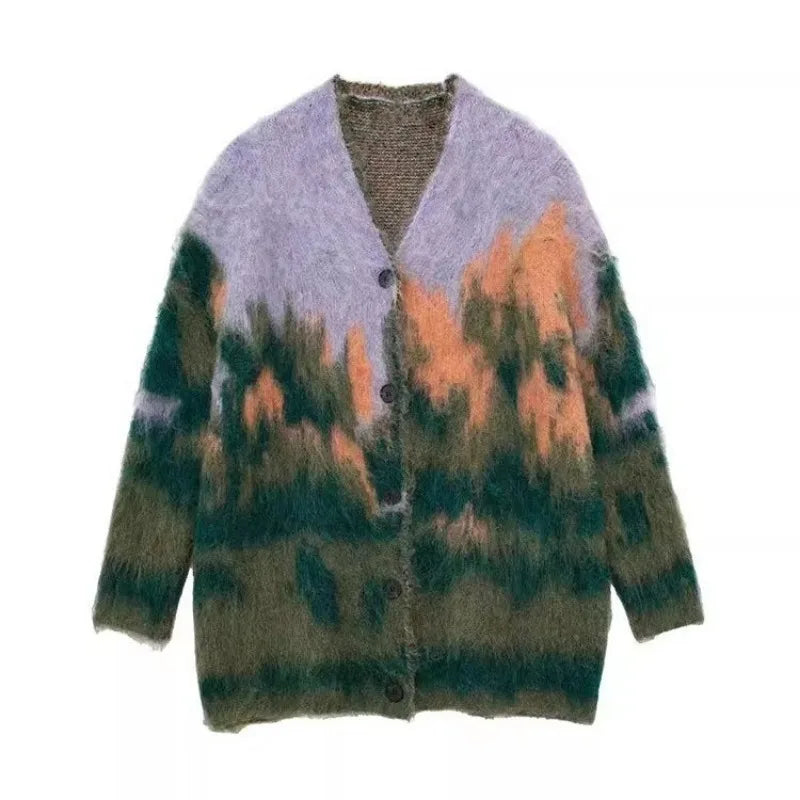 Gradient Knit Sweater | Cozy & Stylish | Oversized Fit