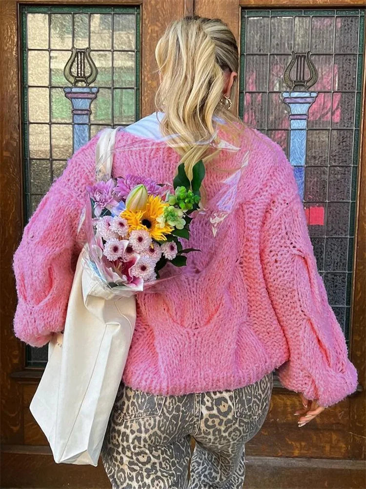 Chunky Knit Sweater | Handcrafted Look | Cozy & Cute