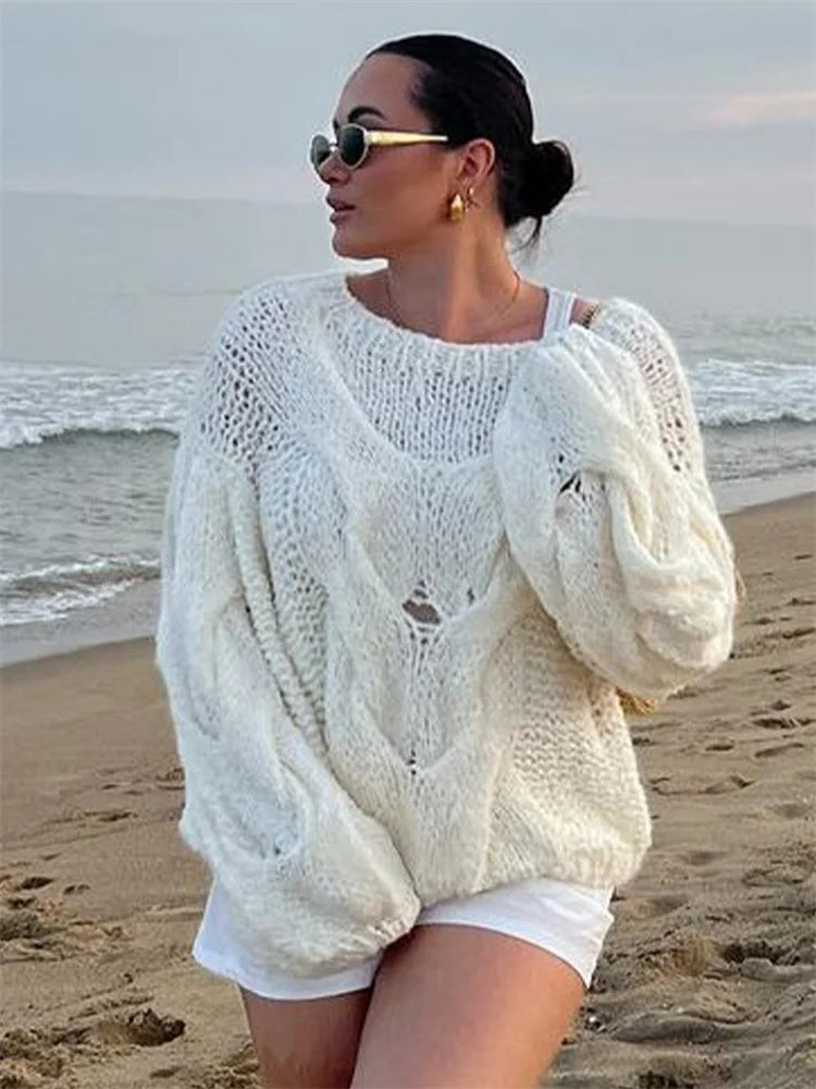 Chunky Knit Sweater | Handcrafted Look | Cozy & Cute