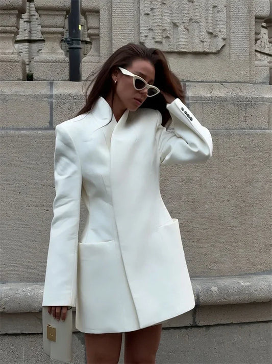 Structured Blazer Dress | Power Dressing | Sleek & Modern